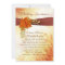 Red and gold autumnal leaves Wedding