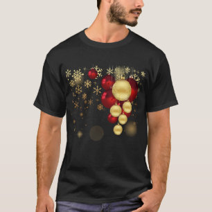 Red and gold Christmas T-Shirt