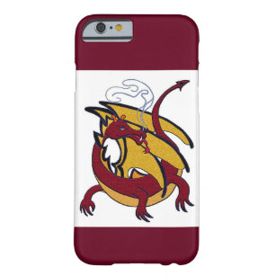 Red and gold dragon barely there iPhone 6 case