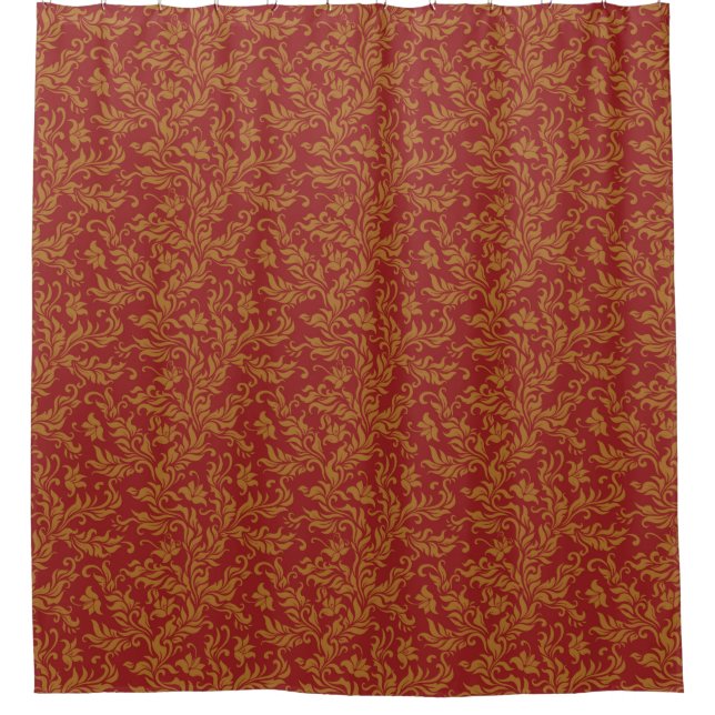 Red and Gold Floral Pattern (Front)
