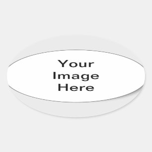 Red and Gold Hot Rod Oval Sticker