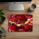 Red And Gold Marble Design Personalized, iPad Pro Cover<br><div class="desc">Beautiful Luxury Red And Gold Marble Texture Design Personalized iPad Pro Cover</div>