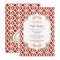 Red and Gold Moroccan Bridal Shower Invites