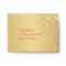 Red and Gold Snowflakes Envelope for RSVP Card