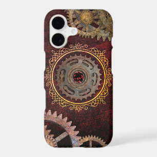Red and Gold Steampunk Gear