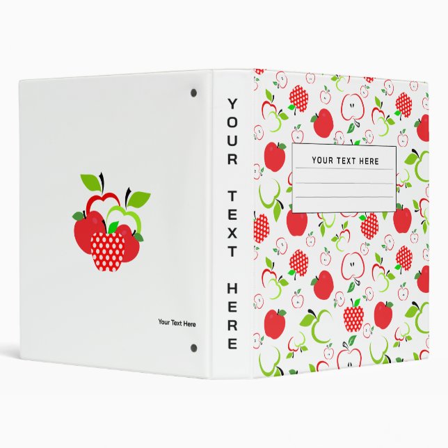 Red and Green Apples Binder (Background)