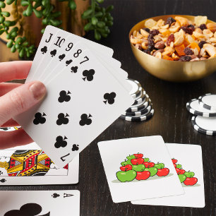 Red And Green Apples Playing Cards