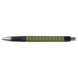 Red and Green Candy Cane Pen
