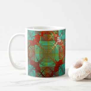 Red and Green Chromatic Fusion Mug