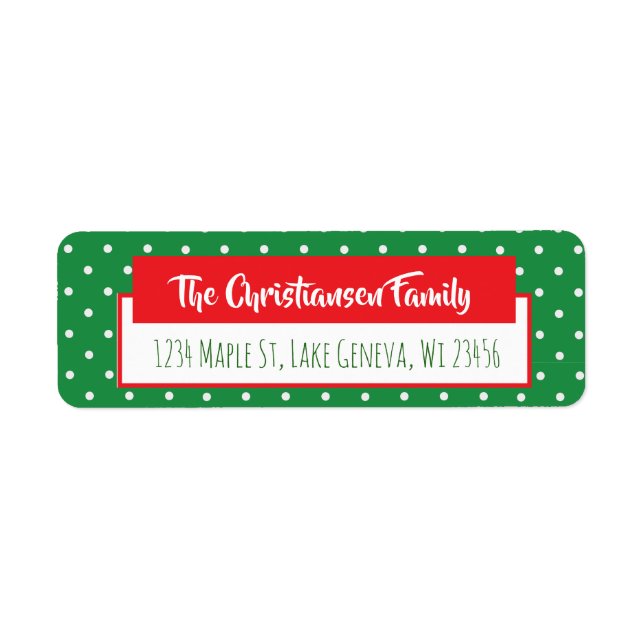 Red and Green Festive Holiday Whisical Christmas (Front)