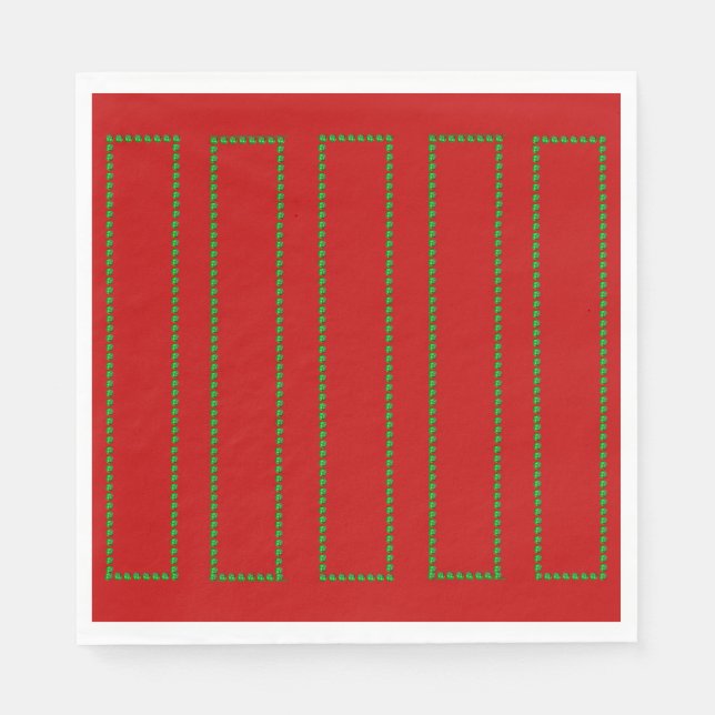 Red and Green Napkins (Front)