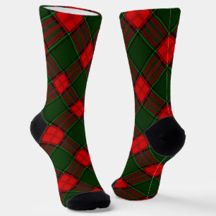 Red And Green Plaid  Socks