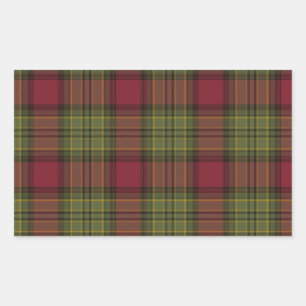 Red and Green Plaid Sticker