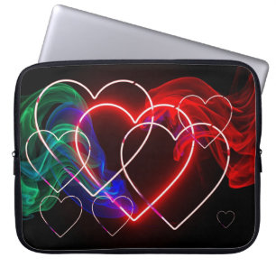 Red and Green Smoke on Valentines Electronics Bag