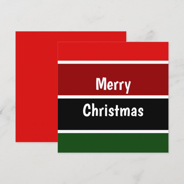 Red And Green Stripes (Front/Back)