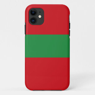 Red and green stripes iPhone 11 case