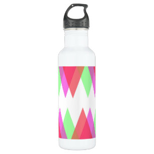 Red and green triangles 710 ml water bottle