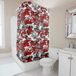 Red and Grey Camouflage, Military, Army