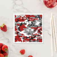 Red and Grey Camouflage, Military, Army