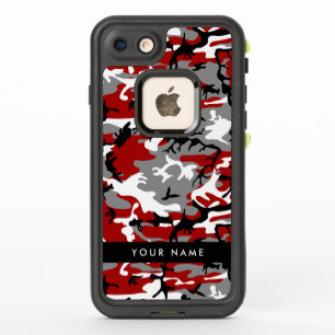 Red and Grey Camouflage Your name Personalize