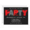 Red and Grey Grunge Birthday Party