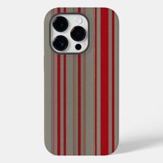 red and grey lines Case-Mate iPhone 14 pro case