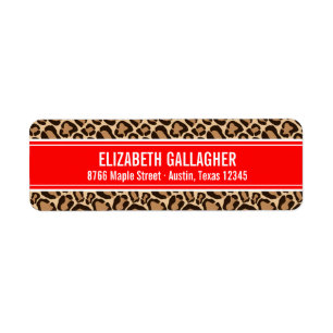 Red and Leopard Print