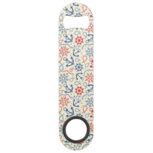 Red and navy background with anchor bar key