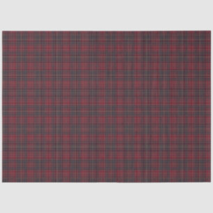 Red and Navy Blue Plaid  Tissue Paper