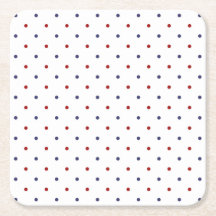 Red and Navy Polka Dot-Classic Preppy