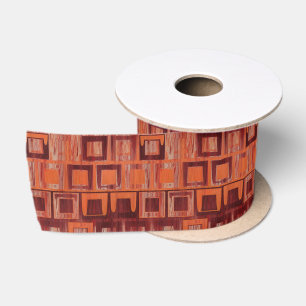red and orange abstract satin ribbon