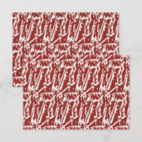 Red and orange abstract shapes blend and overlap a