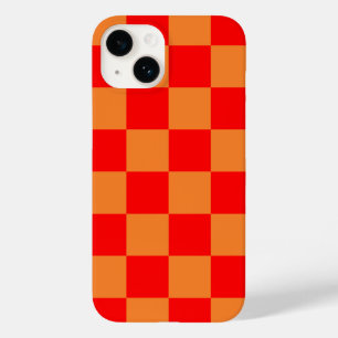 Red and Orange Chequered Pattern  Case-Mate iPhone 14 Case