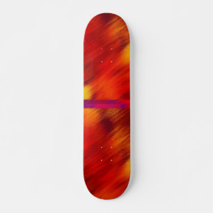 Red and Orange Skateboard