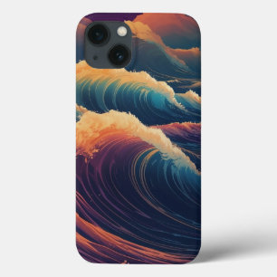 red and orange wavelengths iPhone 13 case