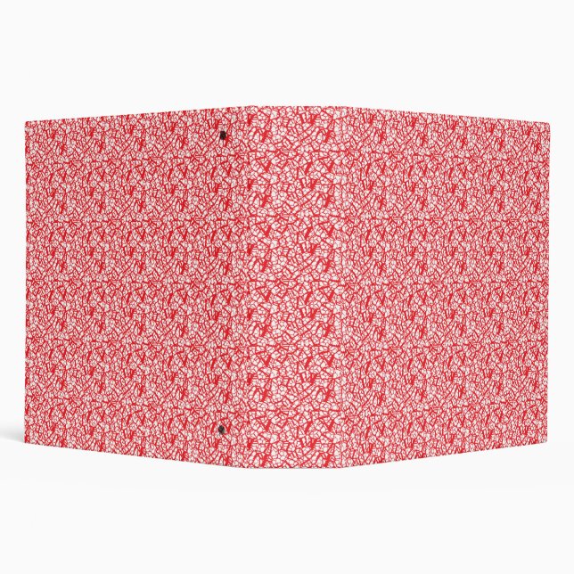 Red and orange wrapping paper with a geometric mot binder (Background)