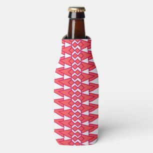 Red and Pink Bowties Bottle Cooler