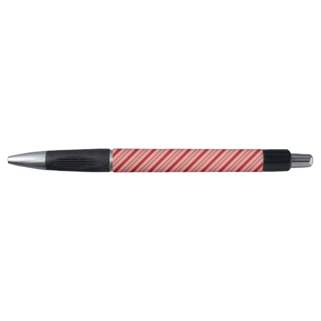 Red and Pink Cool Stripes Pen (Front)