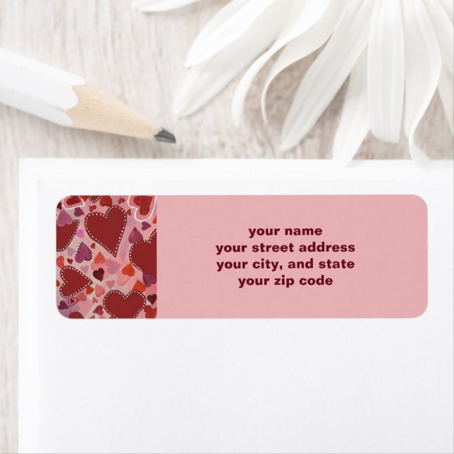 red and pink hearts (Insitu)