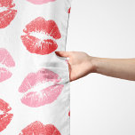 Red and Pink Lips, Pattern Of Lips, Lipstick, Kiss Scarf<br><div class="desc">Elegant,  stylish and sophisticated pattern with red and pink lips on white background. Modern and trendy gift,  perfect for the makeup lover in your life.</div>