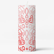 Red and Pink Ombre Heart