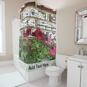 Red and Pink Petunias
