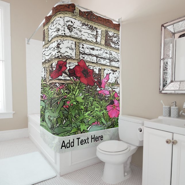 Red and Pink Petunias (In Situ)