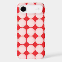 Red and Pink Polka Dot Pattern