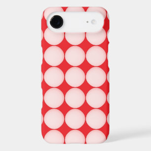Red and Pink Polka Dot Pattern