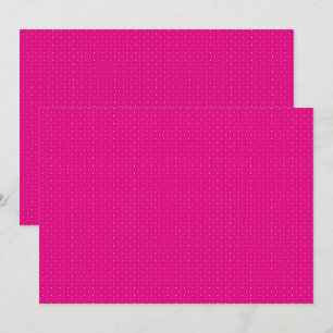 Red and pink polka dot wrapping paper with evenly  invitation