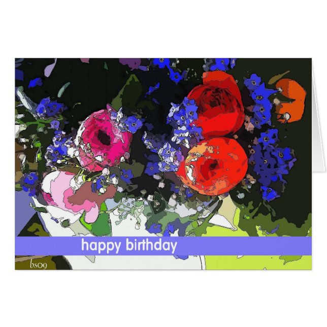 red and pink ranunculus (Front Horizontal)