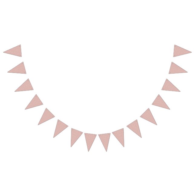 Red and pink textiles laid over a patterned rug wi bunting flags (All)