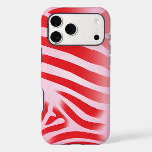 Red and Pink Zebra Print Stripes