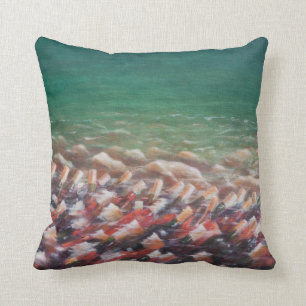 Red and Rose cooling 2012 Throw Pillow